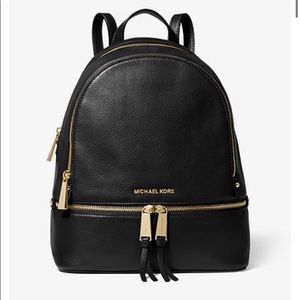 Rhea Medium Leather Backpack